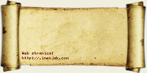 Jovana Gošić vizit kartica